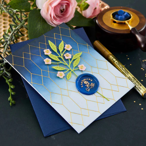 Spellbinders - Sealed Collection - Brass Wax Seal With Handle - Handmade (WS-007) 2